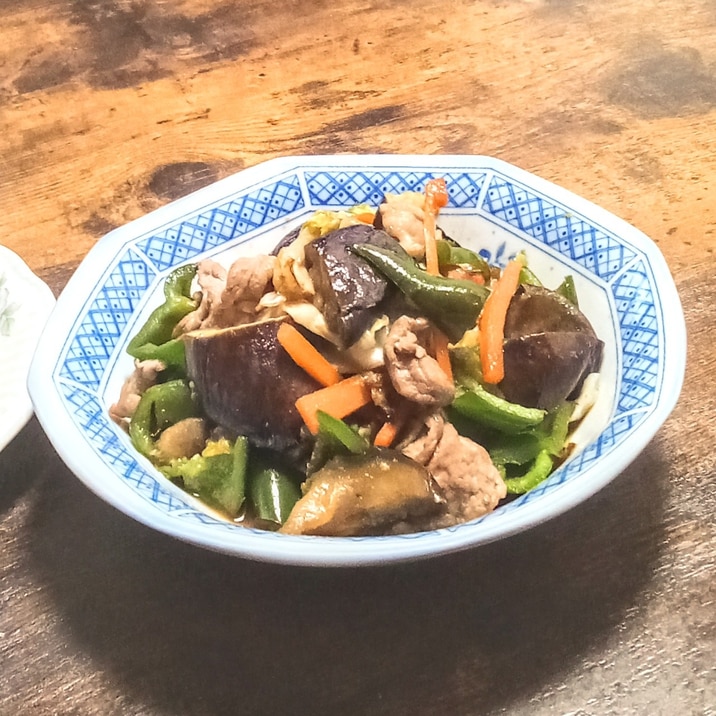 ナスやキャベツDe野菜炒め〜毎日簡単〜